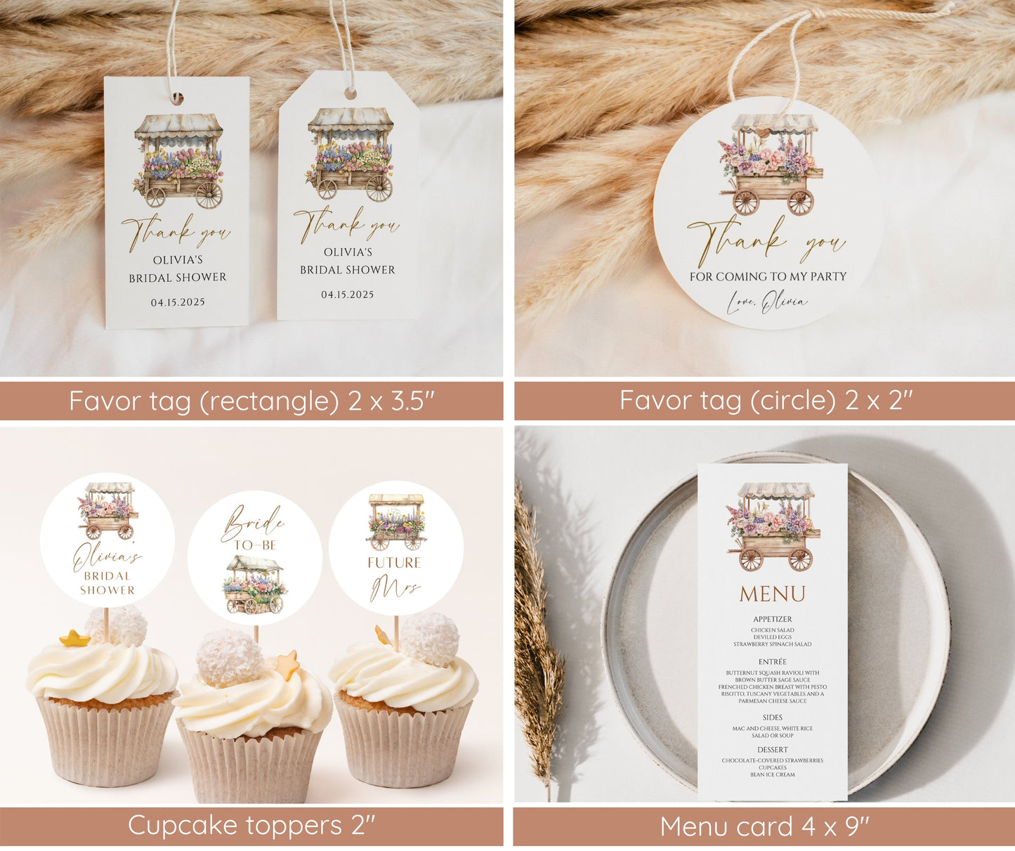Off the Market Bridal Shower Bundle, Editable Farmer's Market Invite Template, She's Off the Market Flower Shop, Bridal Shower Printable