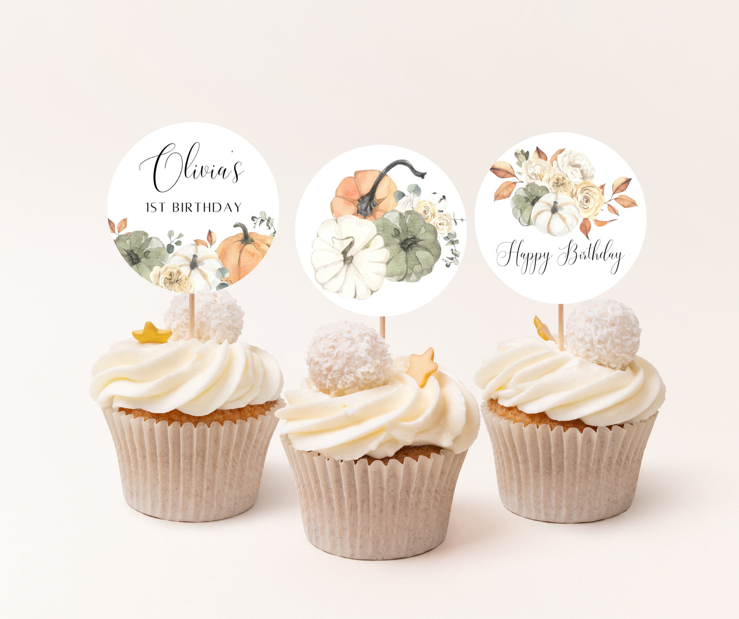 Little Pumpkin Birthday Bundle, Fall Birthday Invitation, Welcome Sign, Photo Poster, Autumn First Birthday Bundle, Editable Canva Template