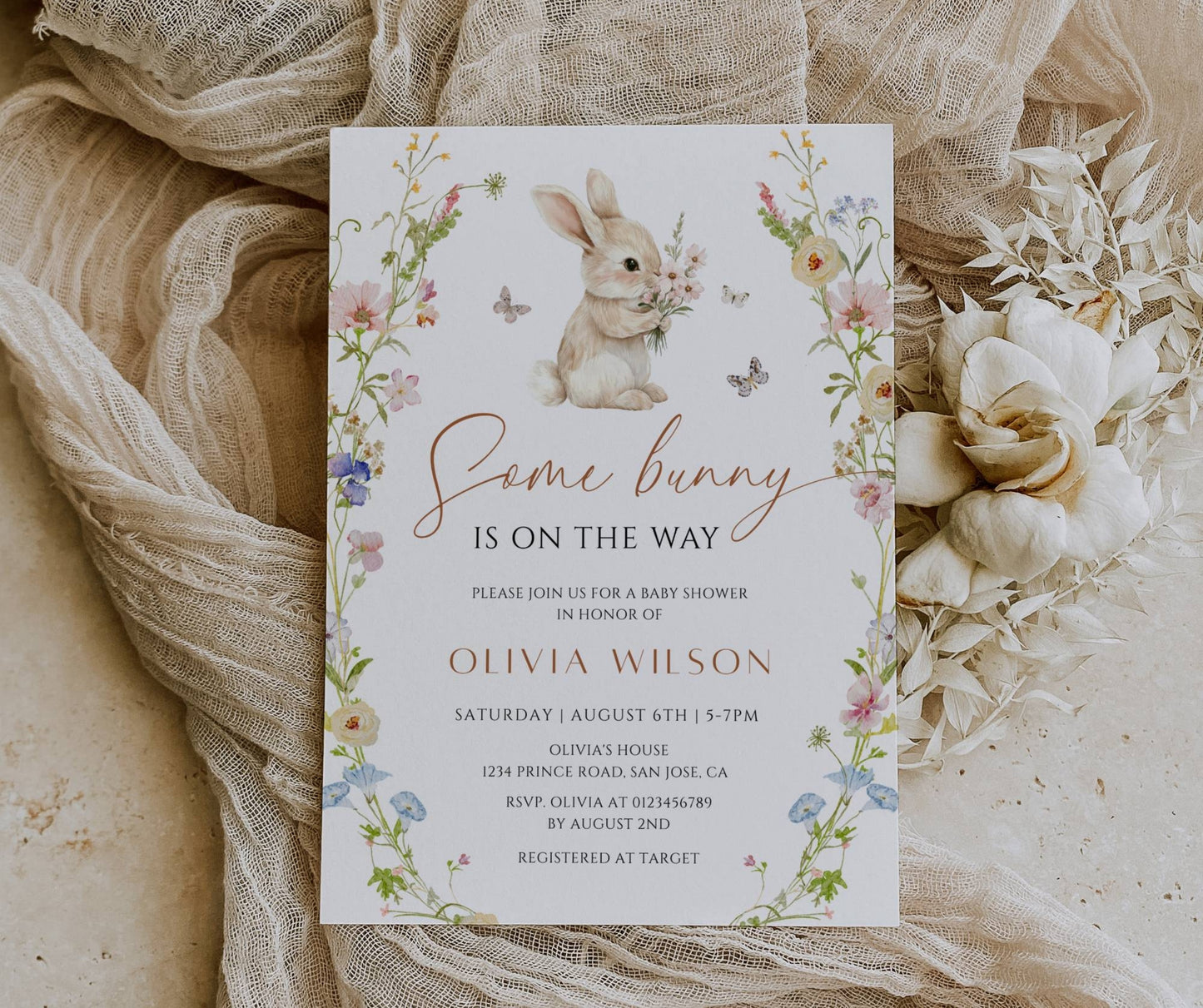 Some Bunny Baby Shower Bundle, Bunny Baby Shower Invitation Bundle, Rabbit Baby Shower Invite, Games, Welcome Sign, Decor, Editable Template