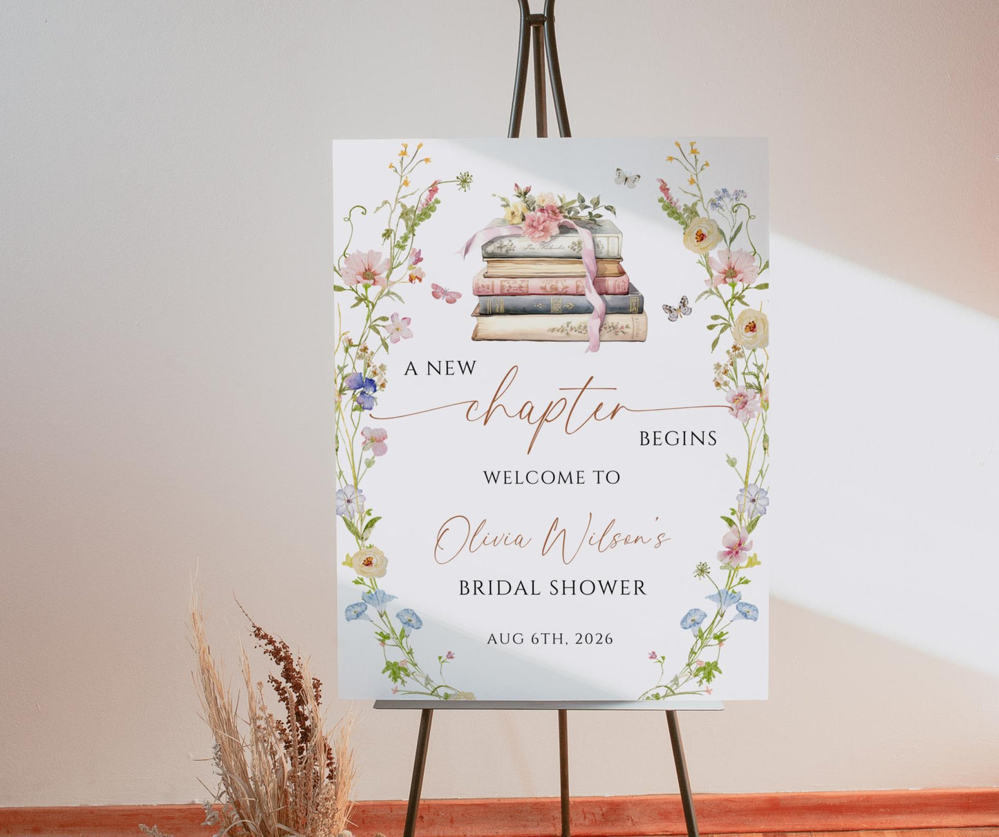 Storybook Baby Shower Bundle, New Chapter Begins Baby Shower Invitation & Games Bundle, Book Themed Baby Shower Decor, Editable Template