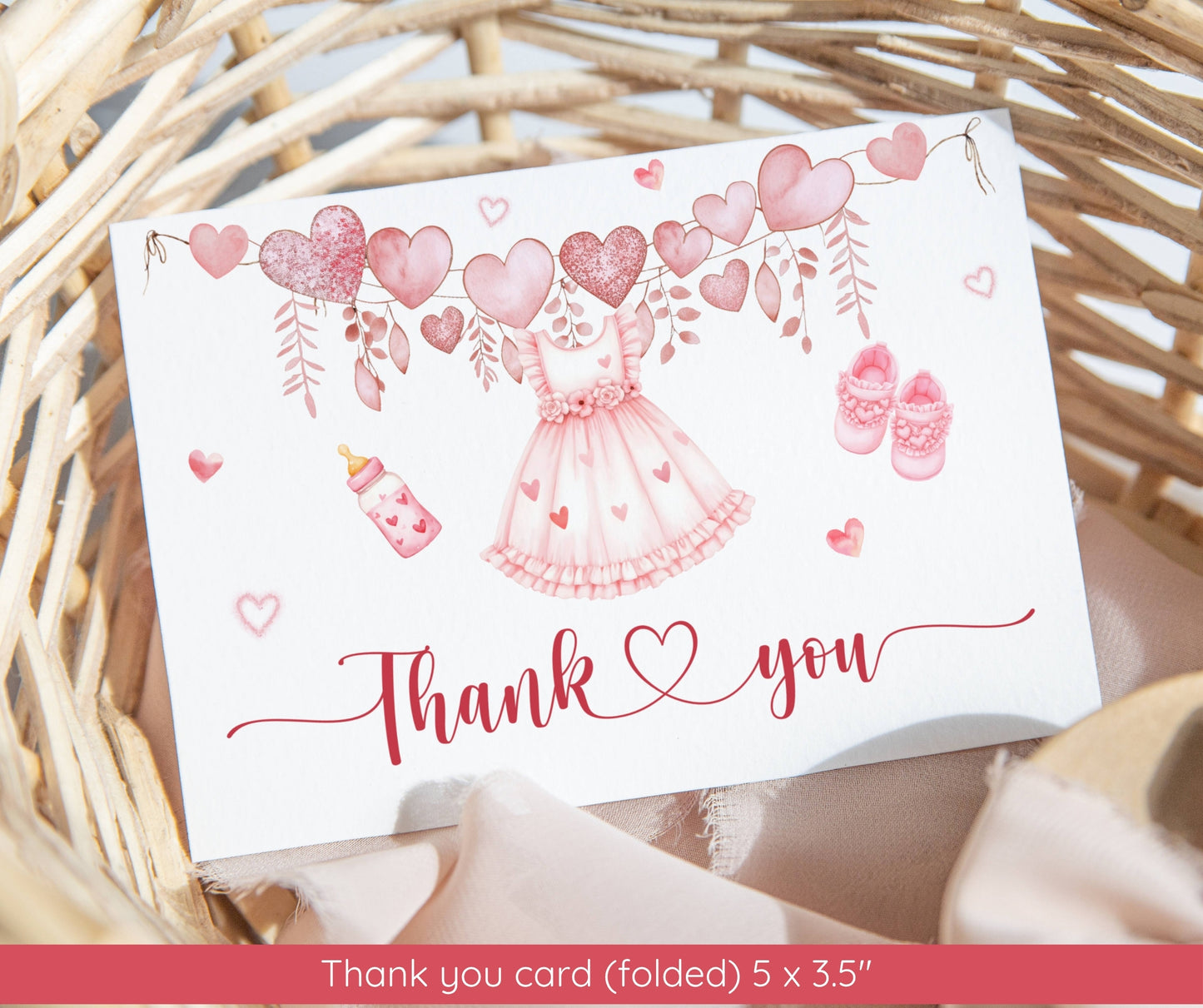Little Sweetheart Baby Shower Bundle, Valentine Girl Baby Shower Invitation & Games, Heart Baby Sprinkle Decor, Editable Template, Download