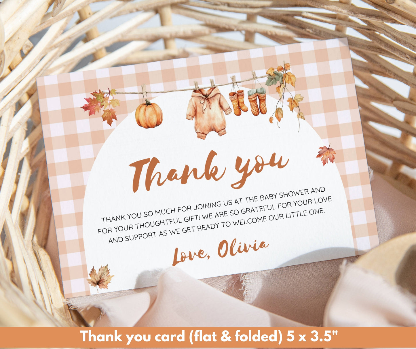 Little Pumpkin Baby Shower Bundle, Autumn Baby Shower Invitation & Games, Rustic Baby Clothes Line, Fall in Love with Baby, Editable Template